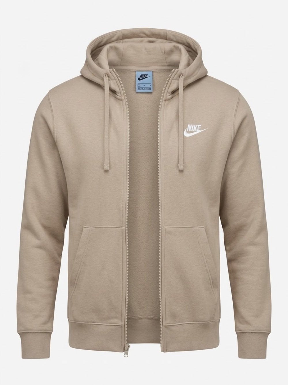 Nike Sportswear Club Fleece Full Zip Embroidered Futura Logo Hoodie Jacket